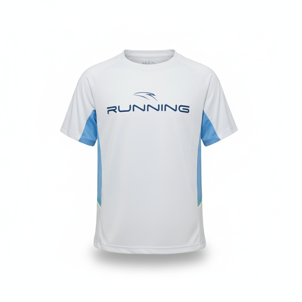 Anta Running Ss T-Shirt For Boys, White