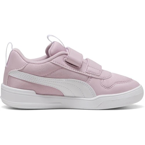 Puma Multiflex Mesh Lifestyle Shoes For Girls, White&Pink