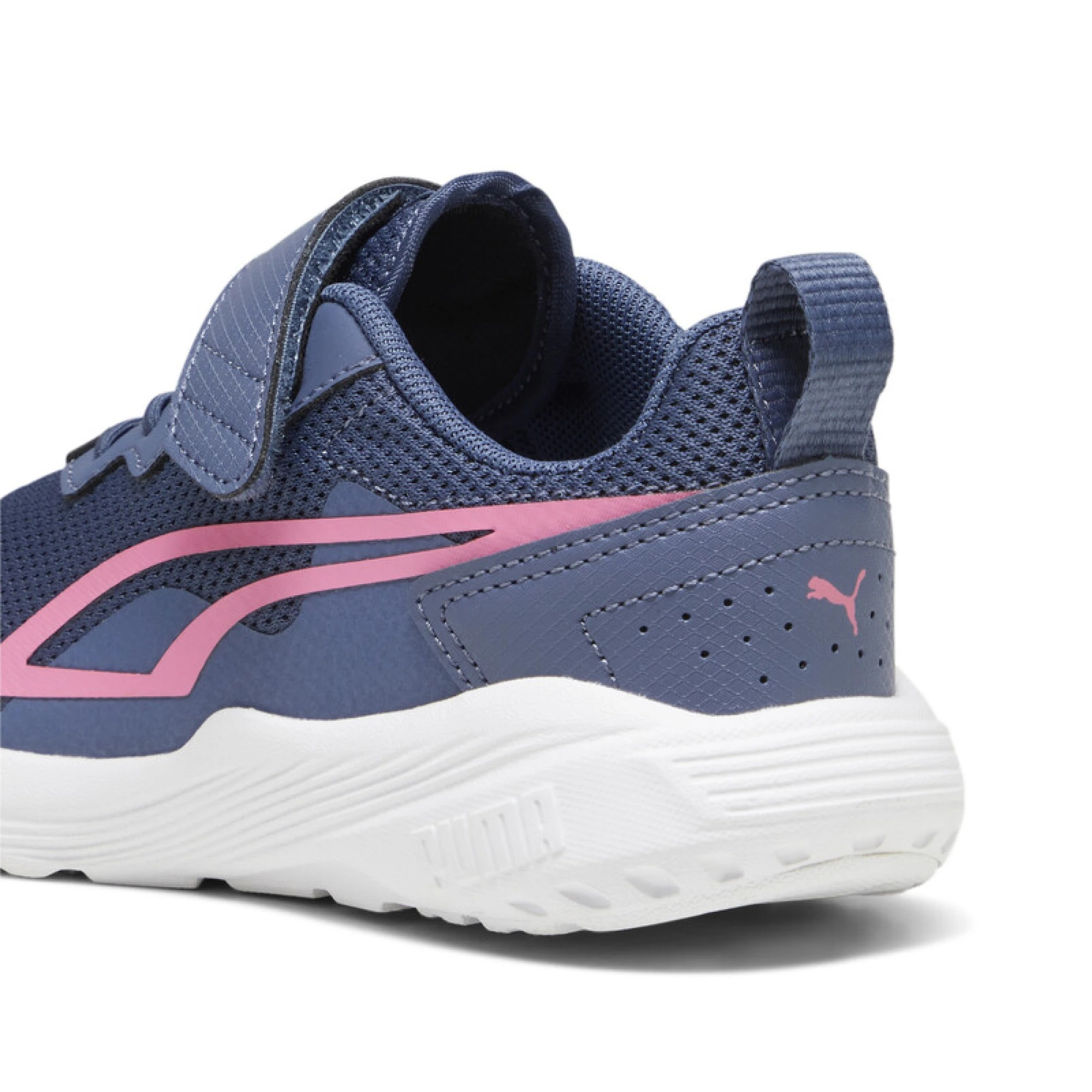 Puma All-Day Active Ac+ P Lifestyle Shoes For Boys, Stone Blue&Pink