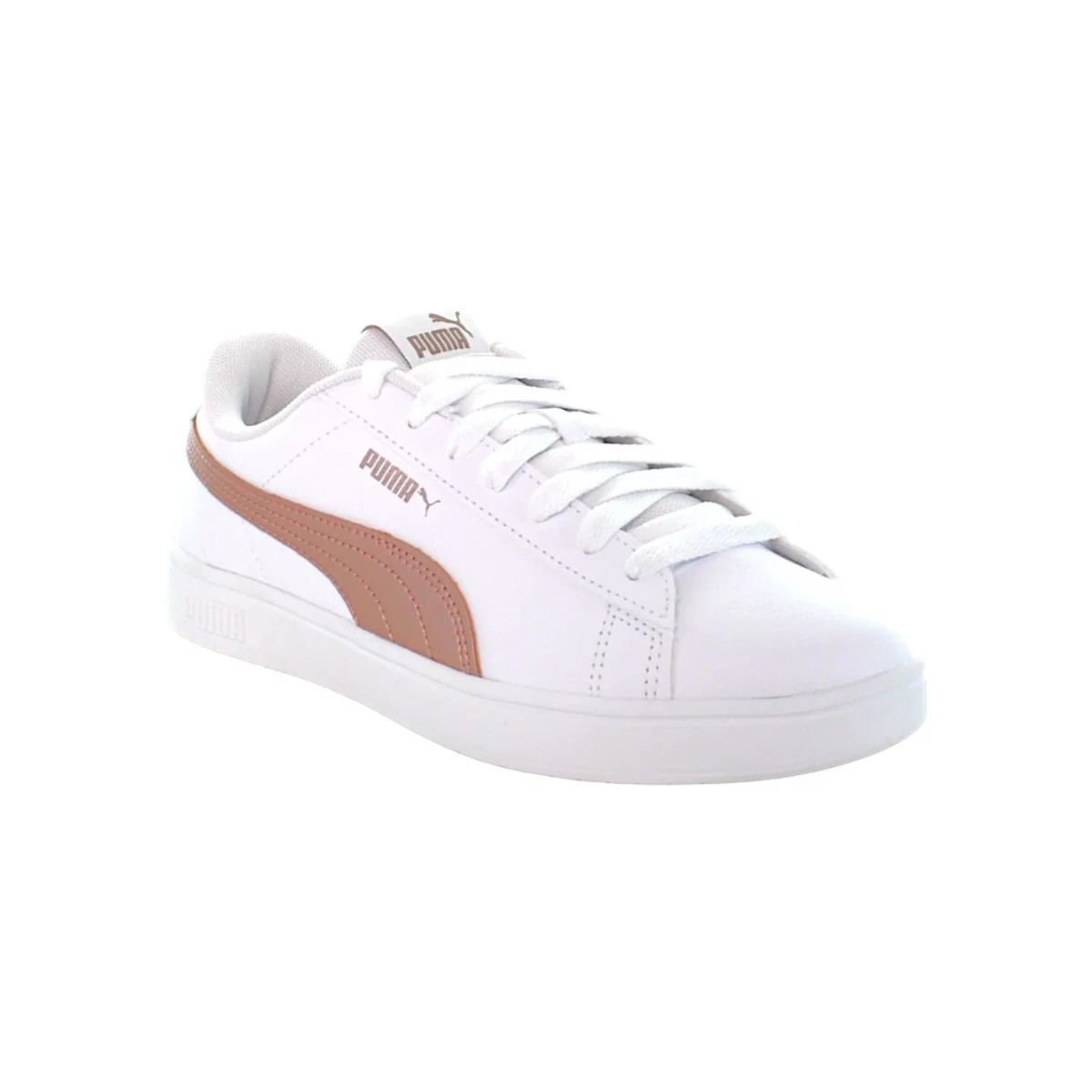 Puma Rickie Classic Lifestyle Shoes For Girls, White&Rose