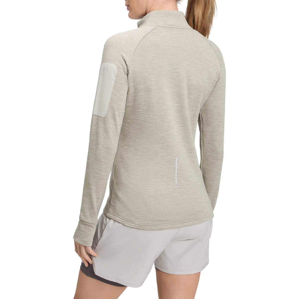 Energetics Wilona W women's half-zip running top, Grey - 2