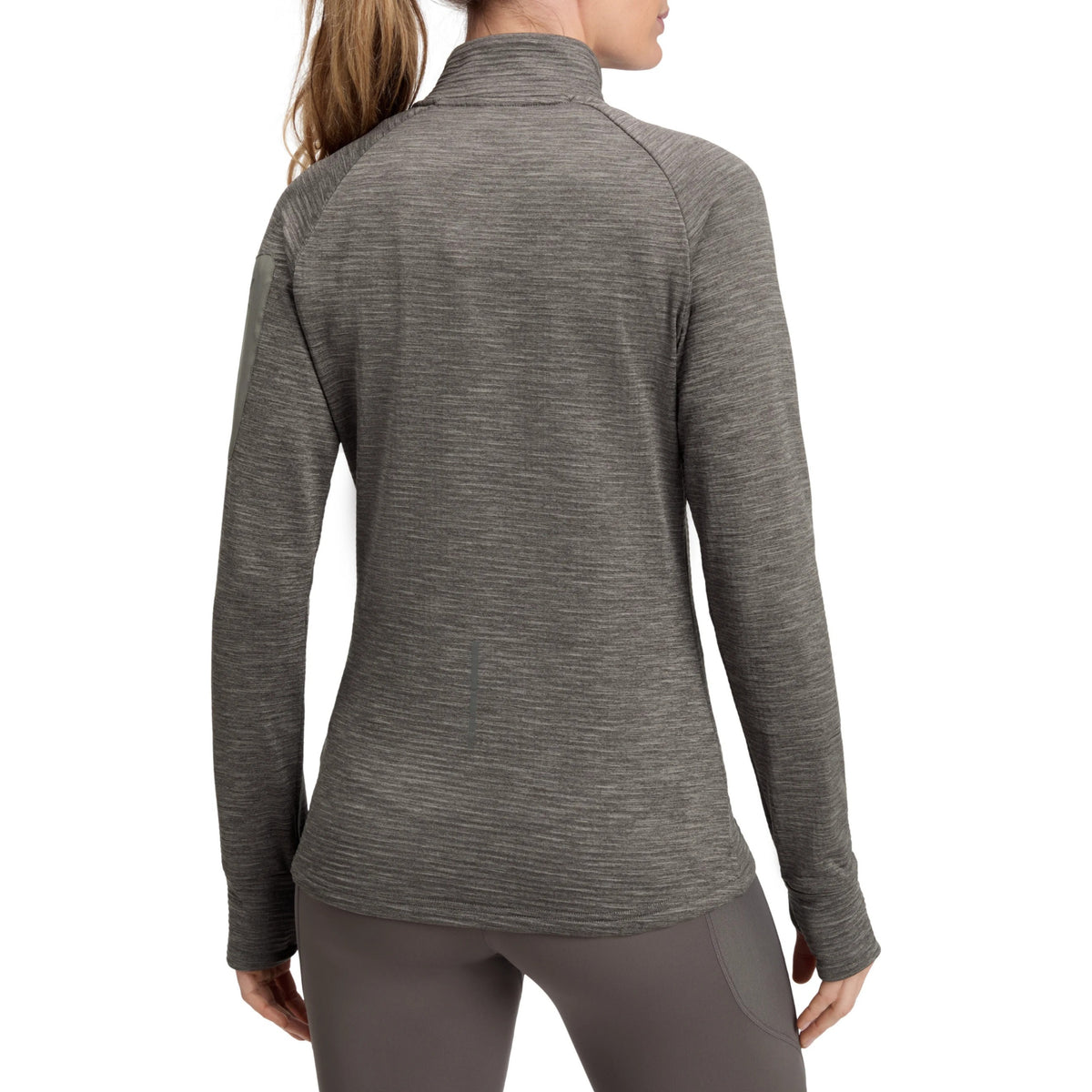 Energetics Wilona W women's half-zip running top, Anthracite - 2