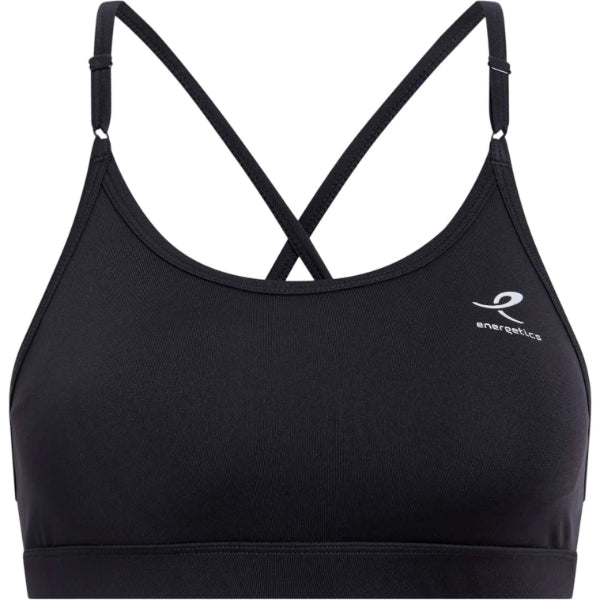Energetics Gigina W Fitness Bra For Women, Black