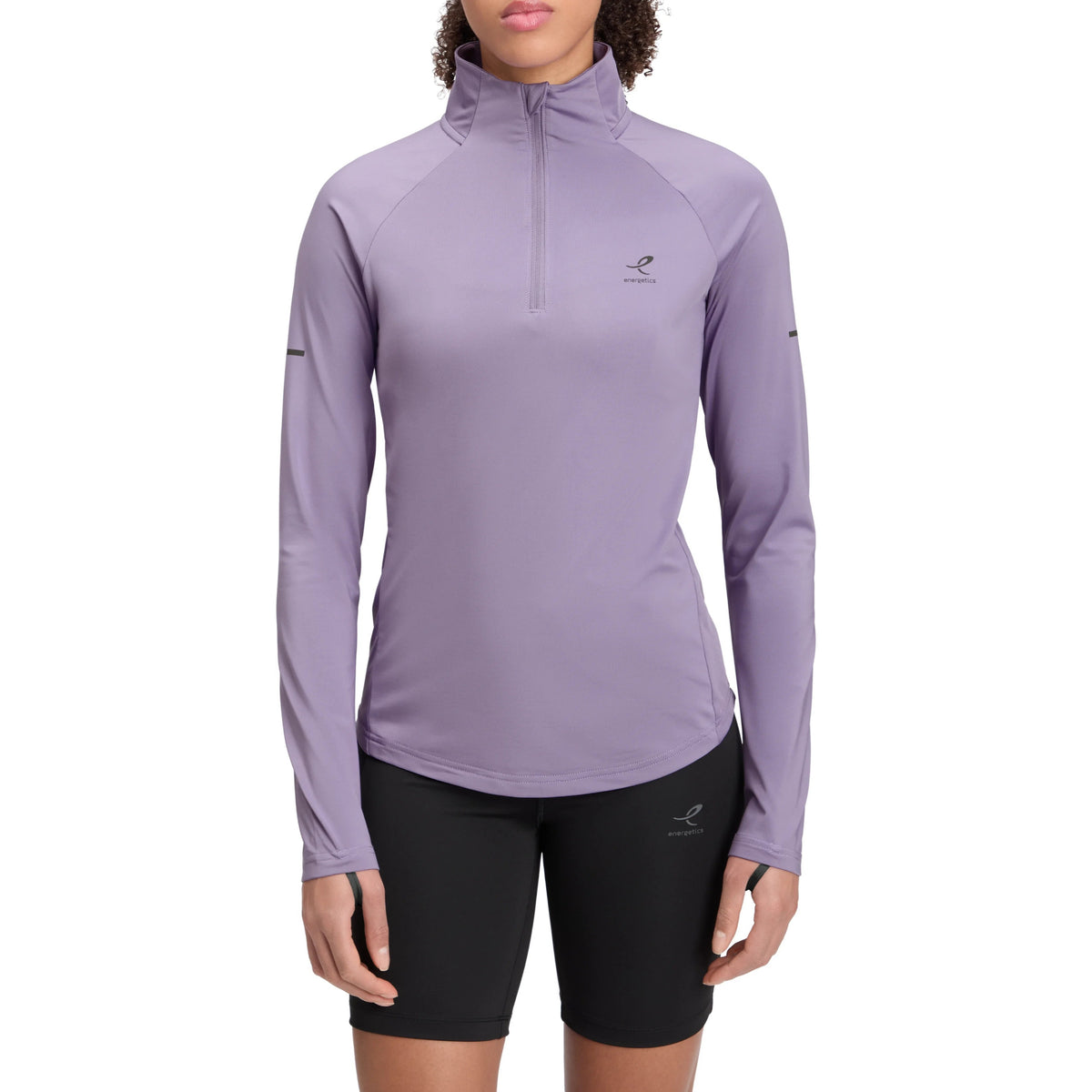 Energetics Carla II W women's half-zip running top, Light Purple - 1
