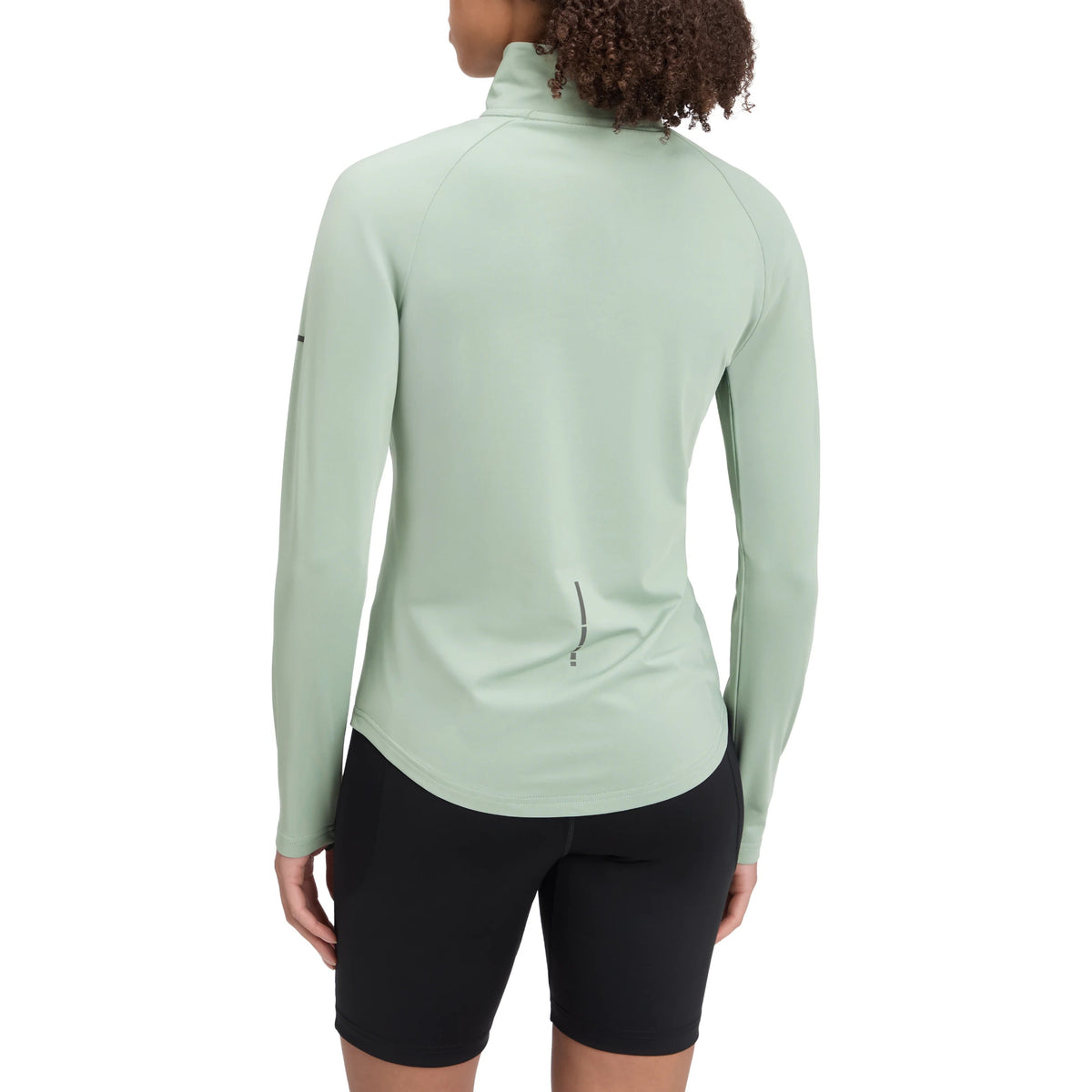Energetics Carla II W women's half-zip running top, Green - 2