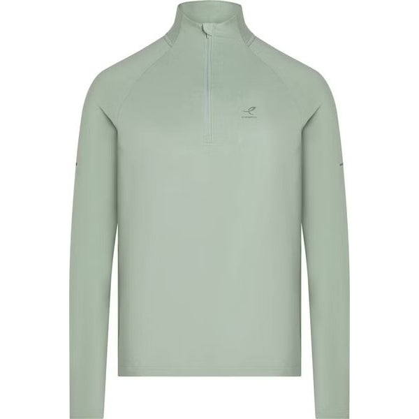 Energetics Carlo Ii M L/S Running T-Shirt For Men, Green Smoke