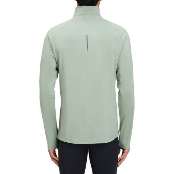 Energetics Carlo Ii M L/S Running T-Shirt For Men, Green Smoke