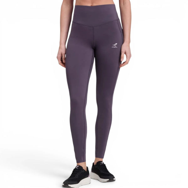 Energetics Kimm 1/1 W Fitness Tight Pants For Women, Violet Dark