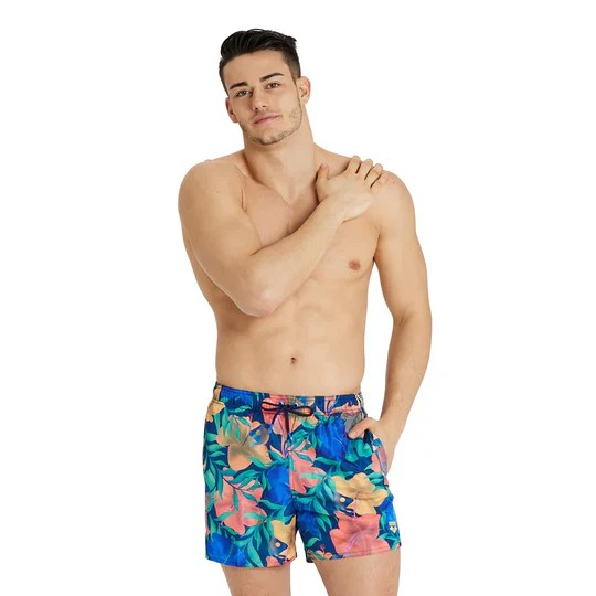 Arena Beach Swimming Short Allover For Men, Multicolor