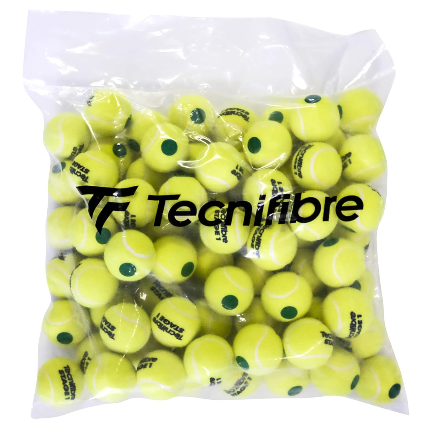 Tecnifibre Carton 144 Balls Stage 1 Tennis Balls