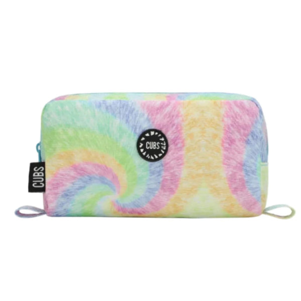 Cubs Pastel Rainbow Swirl Pencil Case
