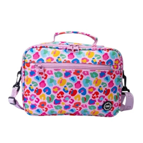 Cubs Pink Leopard Girl Lunch Bag