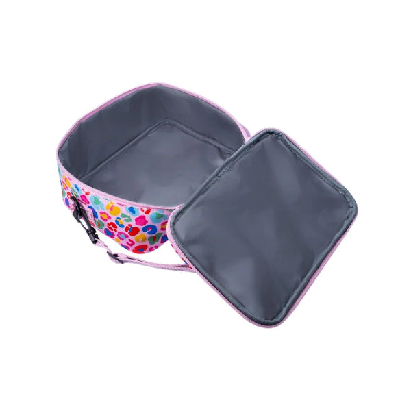 Cubs Pink Leopard Girl Lunch Bag
