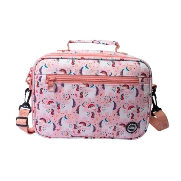 Cubs Peach Unicorns & Rainbows Lunch Bag