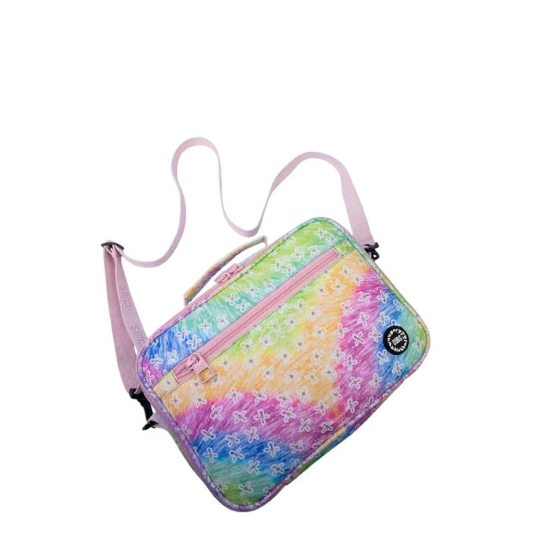 Cubs Pastel Tie Dye Flowers Lunch Bag