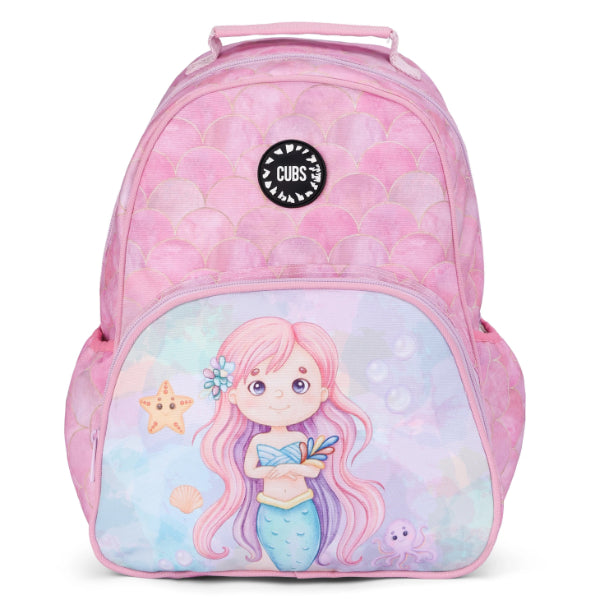 Cubs Mermaid Purple Hair Backpacks