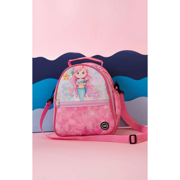 Cubs Mermaid Purple Hair Lunch Bag