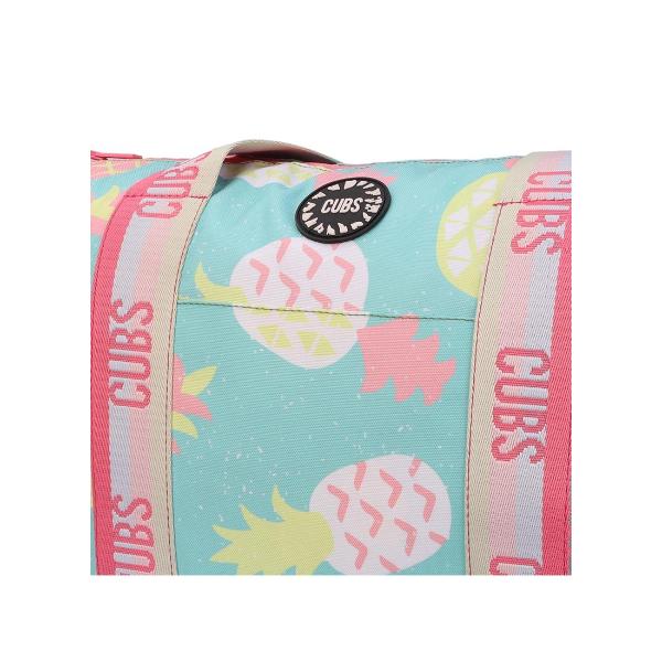 Cubs Pastel Pineapples & Pastel Tie Dye Double Face Tote Bag For Unisex