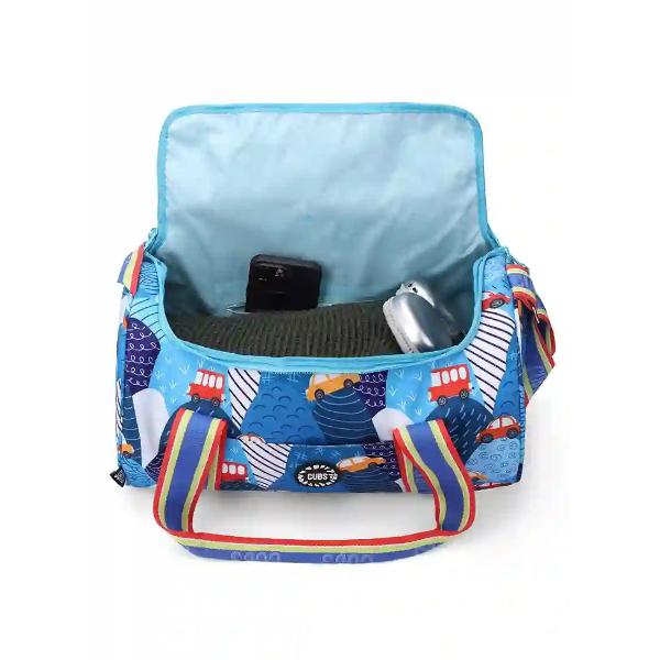 Cubs Cars & Buses Medium Duffel Hand Bag 25 L For Unisex