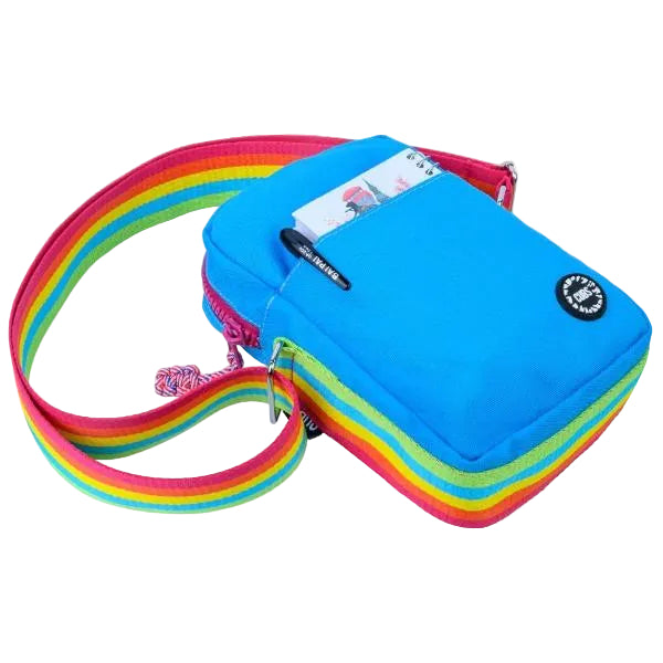 Cubs Cross Body Bag For Unisex, Blue&Fuchia
