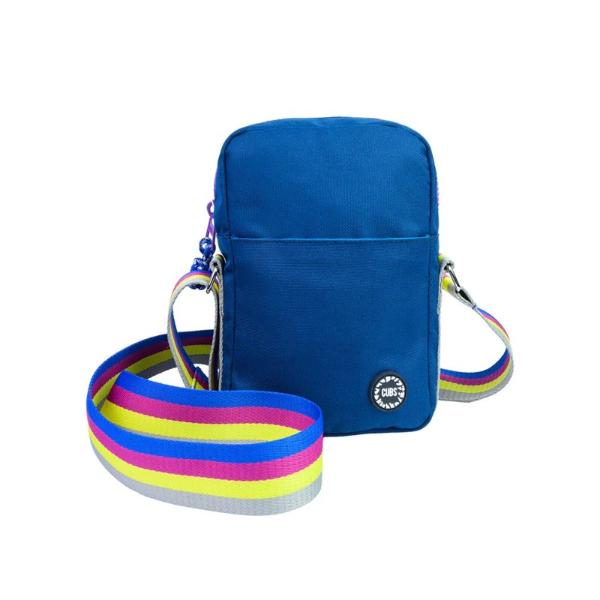 Cubs Cross Body Bag For Unisex, Navy&Purple
