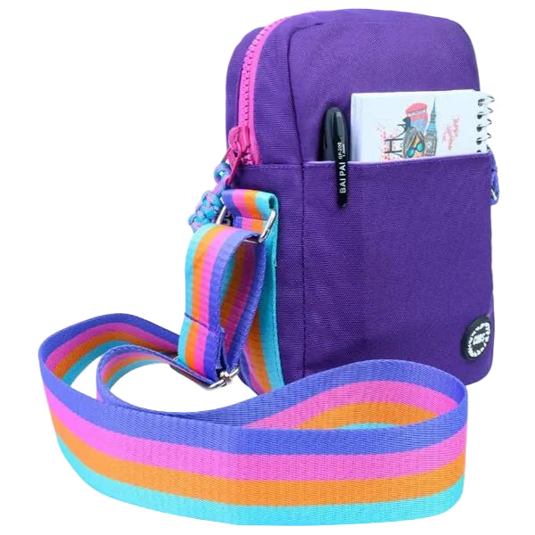 Cubs Cross Body Bag For Unisex, Purple