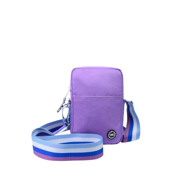 Cubs Cross Body Bag For Unisex, Lilac&Grey
