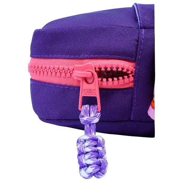 Cubs Cross Body Bag For Unisex, Purple&Fushia