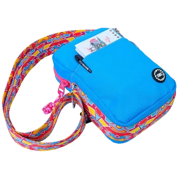 Cubs Cross Body Bag For Unisex, Blue&Pink