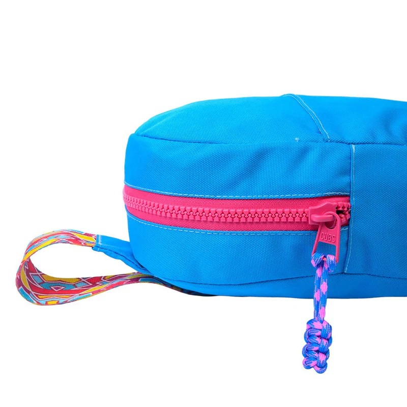 Cubs Sling 2 Front Pocket Cross Bag For Unisex, Blue&Fuchia