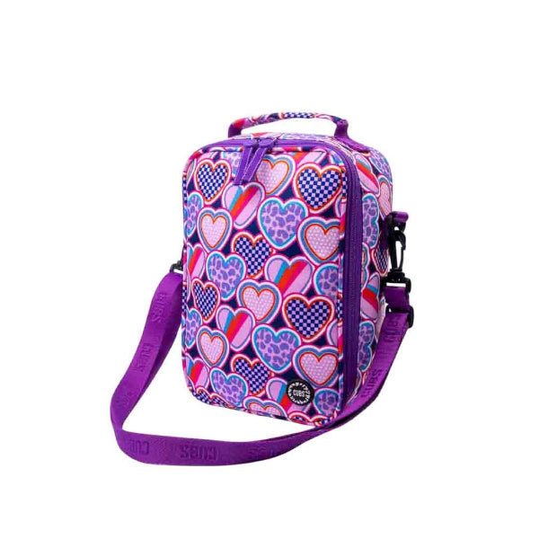 Cubs Purple Hearts Lunch Bag