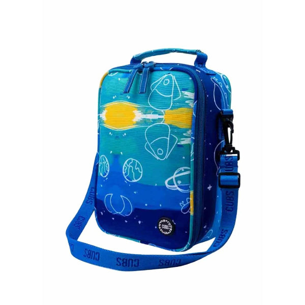 Cubs Shades Of Blue Universe Lunch Bag