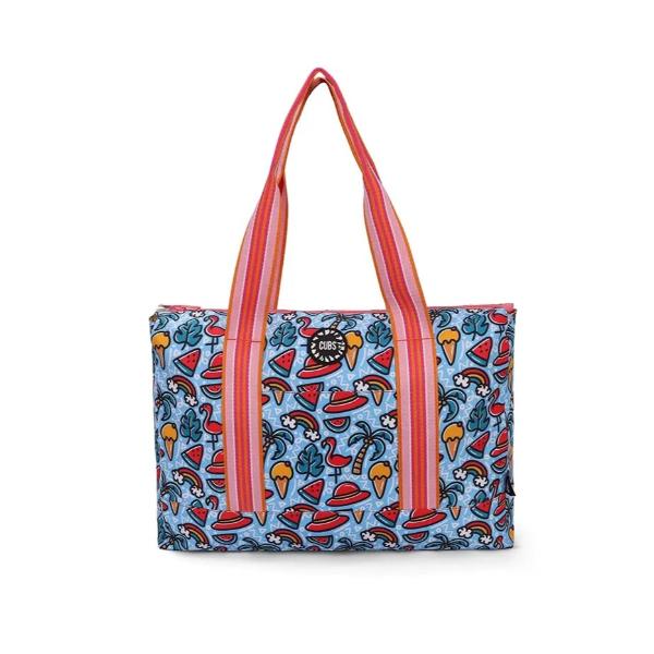 Cubs Flamingos And Pineapples Double Face Tote Bag For Unisex