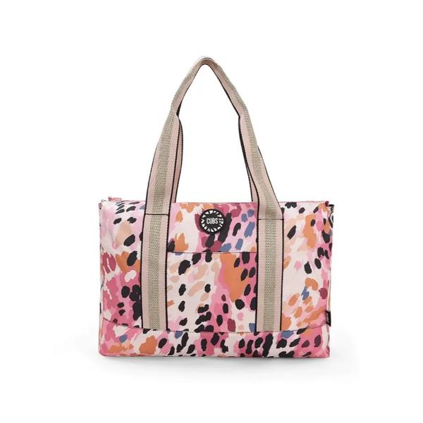 Cubs Brown Leopard Double Face Tote Bag For Unisex