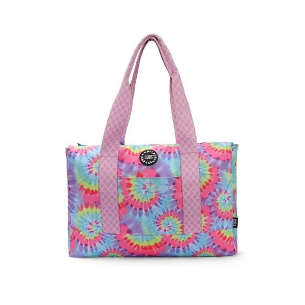 Cubs Flowery Tie Dye Double Face Tote Bag For Unisex