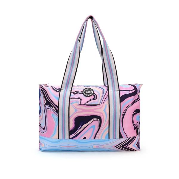 Cubs Cactus And Swirls Double Face Tote Bag For Unisex