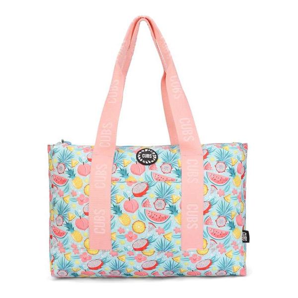 Cubs Tropical Fruits And Umbrellas Double Face Tote Bag For Unisex