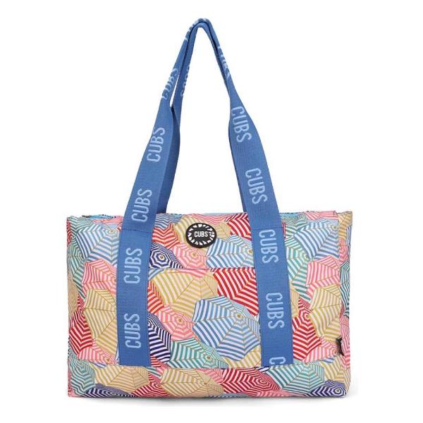Cubs Tropical Fruits And Umbrellas Double Face Tote Bag For Unisex