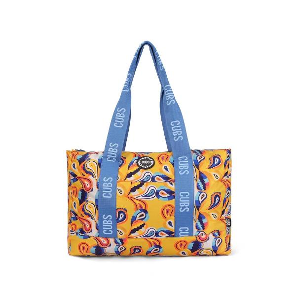 Cubs Black & Yellow Vibes Double Face Tote Bag For Unisex
