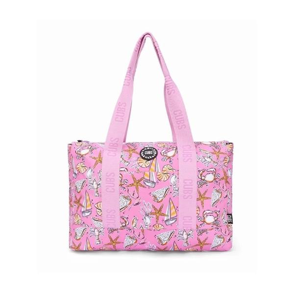 Cubs Leaves & Sea Shells Double Face Tote Bag For Unisex
