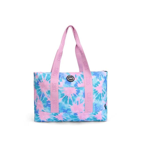 Cubs Colorful Vibes And Tie Dye Double Face Tote Bag For Unisex