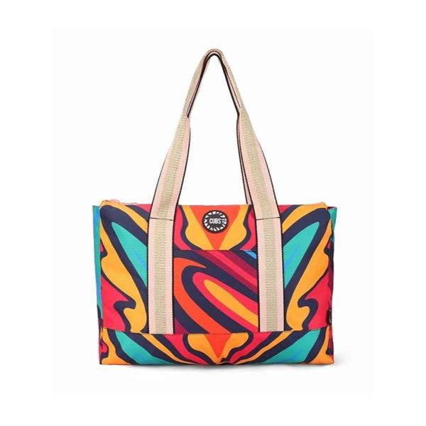 Cubs Swirls And Flamingos Double Face Tote Bag For Unisex