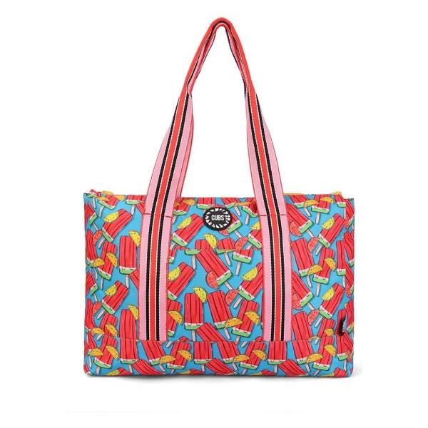 Cubs Ice-Cream And Water Colors Double Face Tote Bag For Unisex