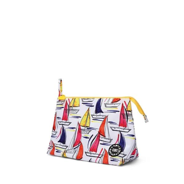 Cubs White Ships Large Pouch For Unisex