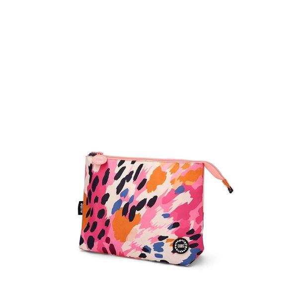 Cubs Brown Leopard Large Pouch For Unisex