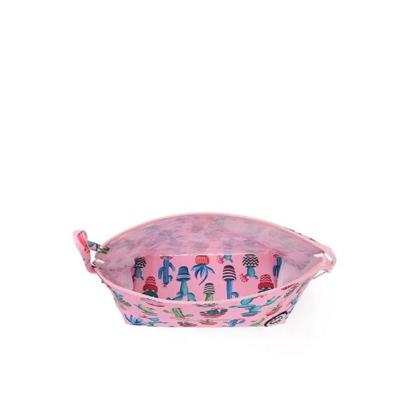 Cubs Pink Cactus Large Pouch For Unisex