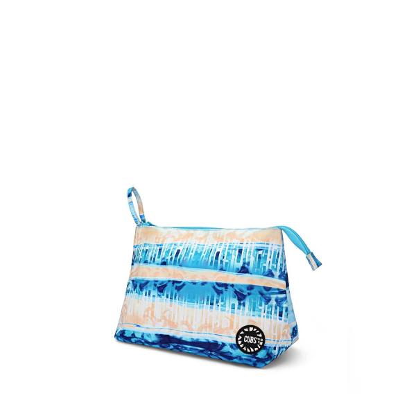 Cubs Blue & Peach Large Pouch For Unisex