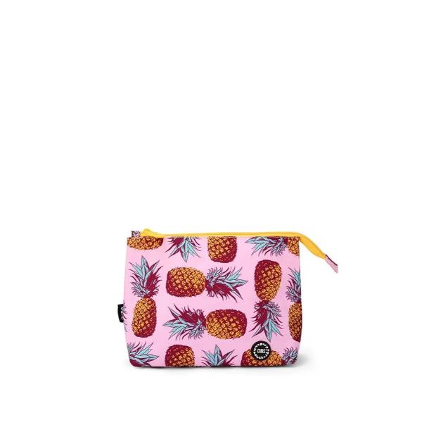 Cubs Purple Pineapples Large Pouch For Unisex