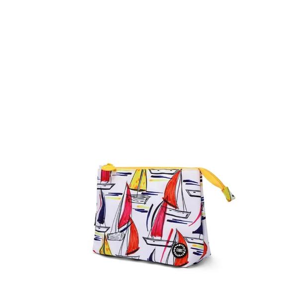 Cubs White Ships Medium Pouch For Unisex