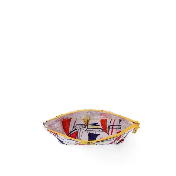 Cubs White Ships Medium Pouch For Unisex